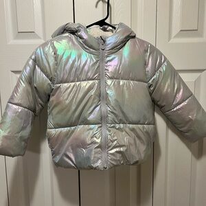 GAP Iridescent Kids Puffer Jacket